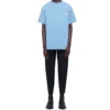 Balenciaga da uomo, versione con stampa “Political Campaign”, collo rotondo, maniche corte, blu 570803TBV425840