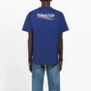 Balenciaga da uomo, versione con stampa “Political Campaign”, maniche corte, blu reale 508203TAV444540