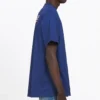 Balenciaga da uomo, versione con stampa “Political Campaign”, maniche corte, blu reale 508203TAV444540