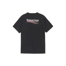 Balenciaga da uomo, versione stampata, maniche corte, nero 570803TAV441000
