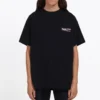 Balenciaga da uomo, versione stampata, maniche corte, nero 570803TAV441000