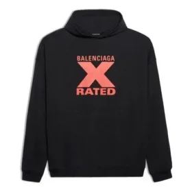 Balenciaga da uomo X-Rated Nero Rosso Nero 620973TIVA81076