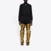 Balenciaga FW21 Alphabet a maniche lunghe da uomo, nero 661749444B81077