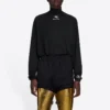 Balenciaga FW21 Alphabet a maniche lunghe da uomo, nero 661749444B81077
