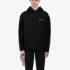 Balenciaga FW21 da uomo con stampa logo, maniche lunghe, nero 600583TIV841070
