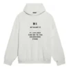 Balenciaga FW21 da uomo “Hi My Name Is” con motivo alfabetico, maniche lunghe, bianco 651799TKVF29081