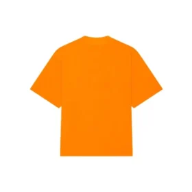 Balenciaga FW21 da uomo HI MY NAME IS WIDE FIT con stampa alfabetica, maglia retrò a maniche corte, arancione 661715TKVH57513 Balenciaga FW21 da uomo HI MY NAME IS WIDE FIT con stampa alfabetica, maglia retrò a maniche corte, arancione 661715TKVH57513