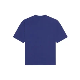 Balenciaga FW21 Maglia retrò da uomo a maniche corte blu navy 612966TKVD33967 Balenciaga FW21 Maglia retrò da uomo a maniche corte blu navy 612966TKVD33967
