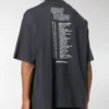 Balenciaga Speed Hunter Series da uomo, logo stampato, stile retrò, vestibilità ampia, maniche corte, nero 541877TCV381055