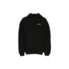 Balenciaga SS21 da uomo, cotone, taglia grande, con cappuccio e maniche lunghe, nero 620973TKV871070