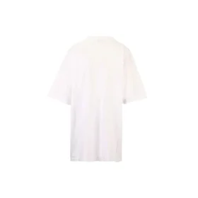 Balenciaga SS21 da uomo in cotone con logo, collo rotondo e maniche corte, bianco 641655TJV879040