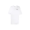 Balenciaga SS21 da uomo in cotone con logo, collo rotondo e maniche corte, bianco 641655TJV879040