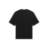 Balenciaga SS21 da uomo, maglietta a maniche corte in tinta unita con stampa del logo, nera 612966TJV871070