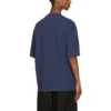 Balenciaga SS21 Retro a maniche corte da uomo, blu 612966TJV874866