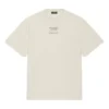 Balenciaga Uomo FW21 con stampa alfabetica a maniche corte beige 651795TJV909054