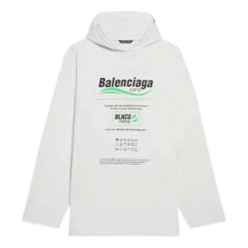 Balenciaga Uomo FW21 con stampa alfabetica del logo, modello ampio, bianco 662424TKVF89085 Balenciaga Uomo FW21 con stampa alfabetica del logo, modello ampio, bianco 662424TKVF89085