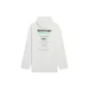 Balenciaga Uomo FW21 con stampa alfabetica del logo, modello ampio, bianco 662424TKVF89085