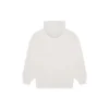 Balenciaga Uomo FW21 con stampa del logo alfabetico, cappuccio e maniche lunghe, bianco crema 570811TIV552970