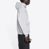 Balenciaga Uomo FW21 con stampa logo, maniche lunghe, grigio 600583TIV841167