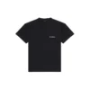 Balenciaga Uomo FW21 con stampa logo, stile retrò, maniche corte, nero 612966TIVG51070