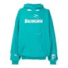 Balenciaga Uomo SS21 Classic Alphabet Printing Hole Sky Blue 659403TKVB64661