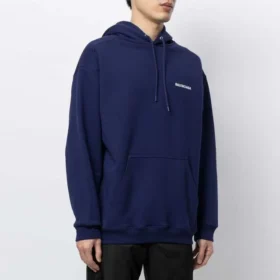 Balenciaga Uomo SS21 con stampa alfabetica, blu classico 600583TIV843967