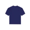 Balenciaga Uomo SS21 Maglietta a maniche corte blu con stampa logo alfabetica 612966TIV545400
