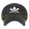 Balenciaga x adidas Trefoil Cappellino con logo Balenciaga “Black White” 723749410B2