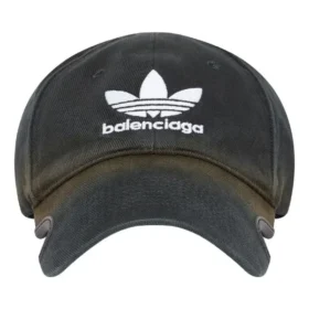 Balenciaga x adidas Trefoil Cappellino con logo Balenciaga “Black White” 723749410B2