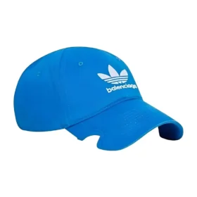 Balenciaga x adidas Trefoil Cappellino con logo Balenciaga “Blue White” 723749410B2-4877
