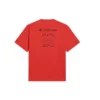 Balenciaga x PlayStation Crossover FW21 PS5 con stampa geometrica alfabetica, maniche corte, unisex, rosso 651795TKVF36552