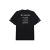 Balenciaga x PlayStation: maglietta unisex a maniche corte con stampa geometrica alfabetica per PS5, nera 651795TKVF31070