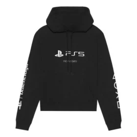 Balenciaga x PlayStation Unisex FW21 con stampa, nero 657034TKVF41070 Balenciaga x PlayStation Unisex FW21 con stampa, nero 657034TKVF41070