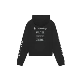 Balenciaga x PlayStation Unisex FW21 con stampa, nero 657034TKVF41070 Balenciaga x PlayStation Unisex FW21 con stampa, nero 657034TKVF41070