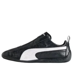 Balenciaga x Puma Speedcat in pelle “Black White” 847148WSDSB1090