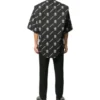 Balenciaga x WFP Camicia a maniche corte con retro squadrato “Black White” 602026TIL251070