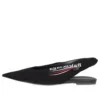 Ballerine casual con logo stampato e cinturino posteriore a coltello “Nero” 500619W06001091