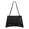 Borsa a catena media Crush trapuntata “Black” 716393210IY1000