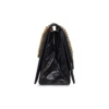 Borsa a catena media Crush trapuntata “Nera” 716393210J11000