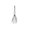 Borsa a catena media Crush trapuntata “Optic White” 716393210J09001