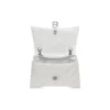 Borsa a catena media Crush trapuntata “Optic White” 716393210J09001