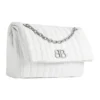 Borsa a catena media Monaco trapuntata “Off White” 7659452AASE9106