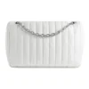 Borsa a catena media Monaco trapuntata “Off White” 7659452AASE9106