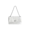 Borsa a catena media Monaco trapuntata “Off White” 7659452AASE9106