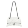 Borsa a catena piccola Crush trapuntata “Optic White” 716351210J09001