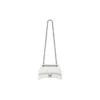 Borsa a catena piccola Crush trapuntata “Optic White” 716351210J09001