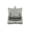 Borsa a catena piccola Crush trapuntata “Silver” 716351210IW8110