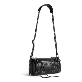 Borsa a cilindro Le Cagole “Black” 771716210KR1000