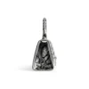 Borsa a mano Hourglass Xs con ricamo a catena “Silver” 7204712AARN8110