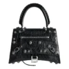 Borsa a mano media Hourglass X Le Cagole “Black” 7815852AAY11000